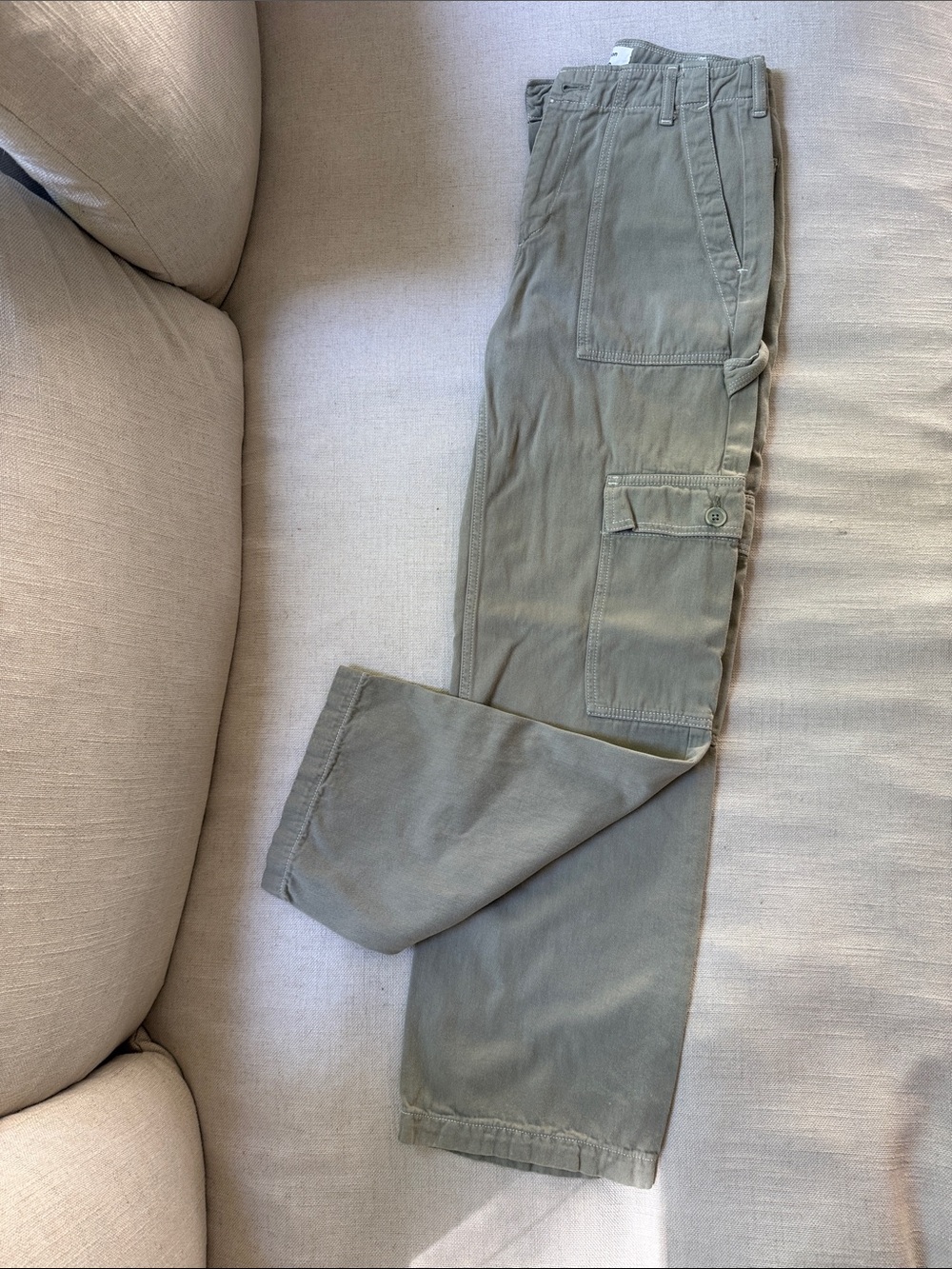 Reformation Olive Green Cargo Pants